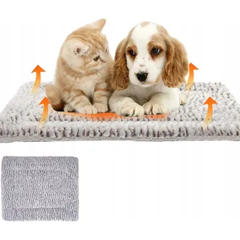 Pelíšek pro psa Samonahřívací podložka/deka pro psy a kočky, pratelná, 46 x 70 cm