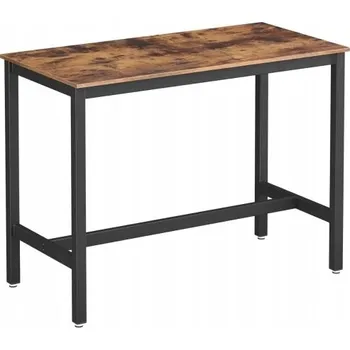 Jídelní stůl Obdélníkový psací stůl Vasagle 60 x 60 x 90 cm, odstíny hnědé