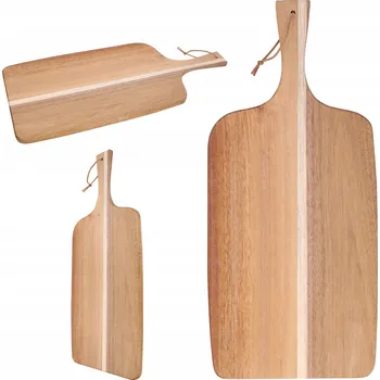 Kuchyňské prkénko DESKA DO KROJENIA 55x25 cm drewniana Akátové dřevěné prkénko na krájení 55x25 cm, kuchyňské, servírovací