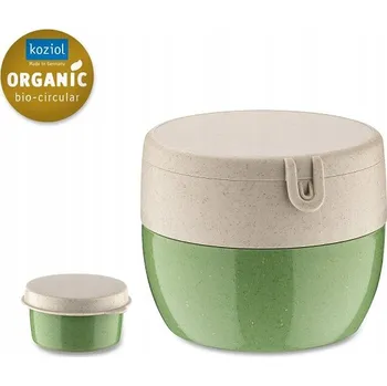 Svačinový box Koziol Bento M Box na oběd Zelený