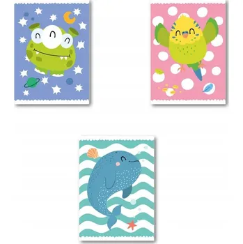 Sešit STRIGO ŠKOLNÍ SEŠIT A5 16 listů linkovaný - ZVÍŘÁTKA 1 kus