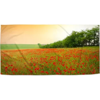 Osuška Sablio Ručník Pole vlčích máků - 50x100 cm