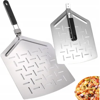 Lopata na pizzu SKLÁDACÍ LOPATA NA PIZZU S RUKOJETÍ Z TVRDÉHO HLINÍKU A PERFOROVANOU KONSTRUKCÍ