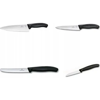 Sada 4 nožů Victorinox Swiss Classic Black, univerzální sada
