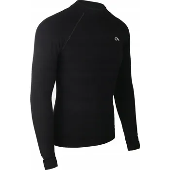 Spodní prádlo s dlouhým rukávem GATTA ACTIVE WOOL | Termoaktivní sportovní oblečení Merino černé vel. L