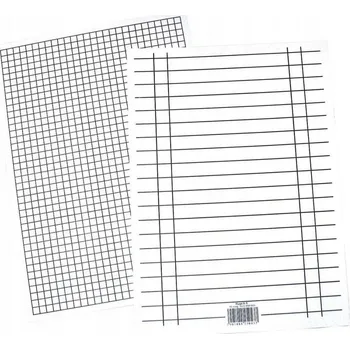 Sešit Linkovaný sešit A5, mřížka/linky Interdruk