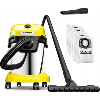 Vysavač Vysavač Kärcher S V-17-4-20 1000 W pro mokré a suché vysávání, kovový