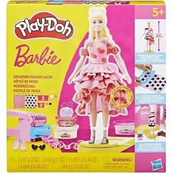 Panenka play-doh barbie vlasy a srdce kreativní sada
