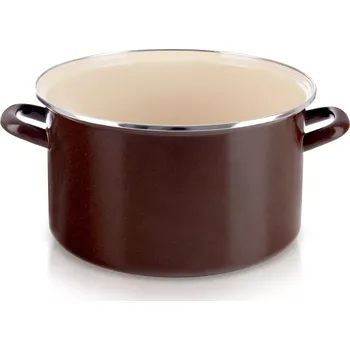 Hrnec Emaliovaný hrnec Brown 32 cm, 11,5 l