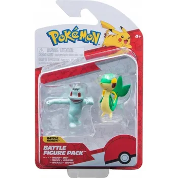 Figurka Jazwares Pokémon Battle Machop a Snivy