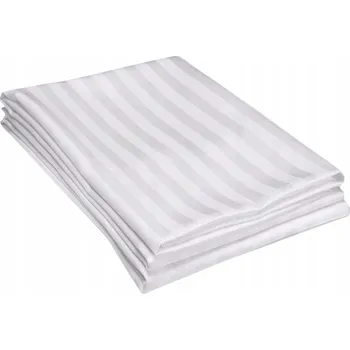 Prostěradlo PROSTĚRADLO HOTELOVÉ DAMAŠEK 140x200 cm PROUŽKY BAVLNA