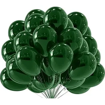 Balónek Latexové balónky dekorace narozeninová zelené 30cm sada 60ks