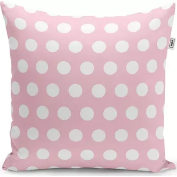 Polštář Sablio Polštář Bílé tečky - 40x40 cm