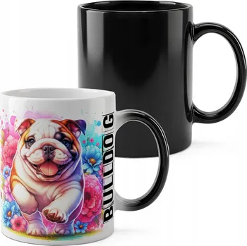 MAGICKÝ HRNEK 330ML S POTISKEM - PES PSI PLEMENO BULLDOG