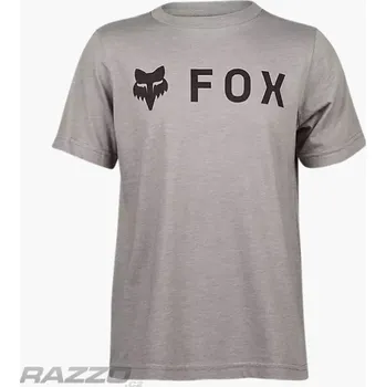 Chlapecké tričko Dětské tričko FOX Youth Absolute SS Tshirt Heather Graphite Youth - L