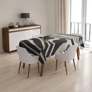 ubrus Sablio Ubrus Detail zebra - 130x130 cm