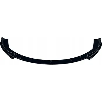 autokoberec LÍZÁTKO / SPLITTER PŘEDNÍHO NÁRAZNÍKU BMW E60 E61 2003-2007 ČERNÝ LESKLÝ