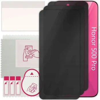 Pouzdro na mobilní telefon 3x Hybridní Sklo s Filtrem Soukromí pro Honor 500 Pro, PRIVACY