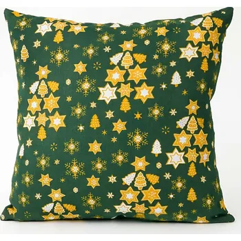 Povlak na dekorativní polštářek Vánoční Povlak Na Polštář 50x50 cm 100% Bavlna, Vánoce