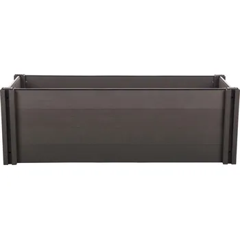 Vyvýšený záhon Vyvýšený záhon G21 Crop 143 x 68 x 54, WPC, Eben