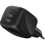 Belkin BOOST CHARGE™ PRO Duální 50W USB-C Power Delivery GaN PPS nástěnná nabíječka