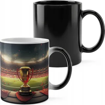 MAGICKÝ HRNEK 330ML S POTISKEM - FOTBALOVÝ MÍČ SPORT TÝM ZÁPAS POHÁR