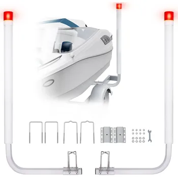 Přívěs na člun Vevor Vodící tyče na přívěs pro loď 1524 mm, led, ocel, pvc, 2 kusy