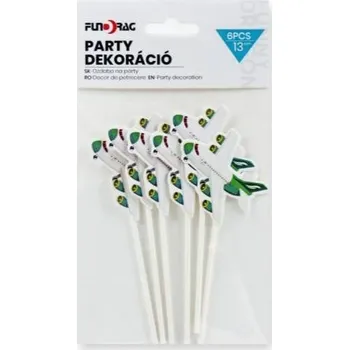 Jedlá dekorace na dort Zápich do dortu Letadla (6 ks) ▹