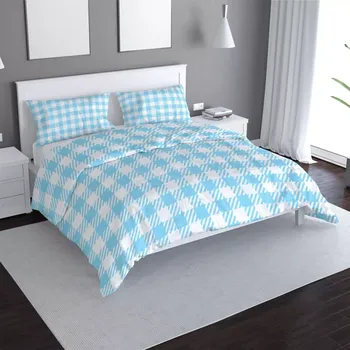 Povlečení Sablio Povlečení Čtvercový vzor - 140x220 / 90x70