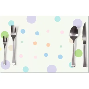 prostírání Sablio Prostírání Tříbarevné puntíky: 40x30cm