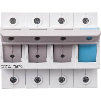 Jistič HAGER POJISTKOVÝ ODPOJOVAČ D02 3P+N 63A L76M