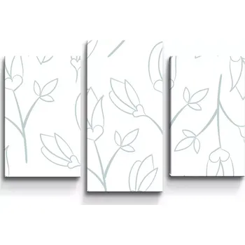 Obraz Sablio Obraz - 3-dílný Poupátka - 75x50 cm