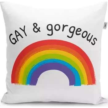 Polštář Sablio Polštář GAY & gorgeous: 40x40 cm
