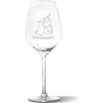 Víno Sablio Sklenička na víno Jsem vínorožec: 49 cl
