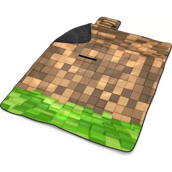 deka Sablio Plážová deka Blocks 3D: 200x140 cm