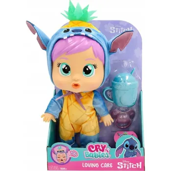 Panenka Cry Babies Loving Care Disney Stitch plačící panenka 26 cm