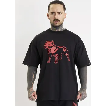 Pánské triko Amstaff Logo 2.0 red/black velikost: 4XL