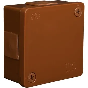 Elektroinstalační krabice Hermetická elektroinstalační krabice na stěnu vodotěsná 86x86x40 IP55 Viplast 02102