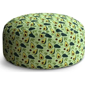 Taburet Sablio Taburet Circle Kreslené avokádo: 38x48 cm