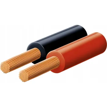 Audio kabel Reproduktorový kabel SAL KL1,5-10X, červeno-černý, lanko 2Cx0,1 mm, 10 m