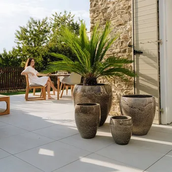 Květináč Květináč keramika bílá Provencelia 52 cm x 52 x 52 cm