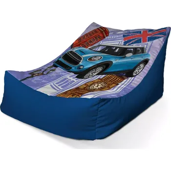 Sedací pytel Sablio Sedací vak Lounge Mini sedan Londýn - 80 x 95 x 50 cm