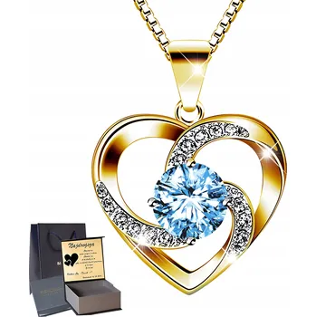 Náhrdelník Pozlacený Náhrdelník Nekonečno Srdce 925 Dárek