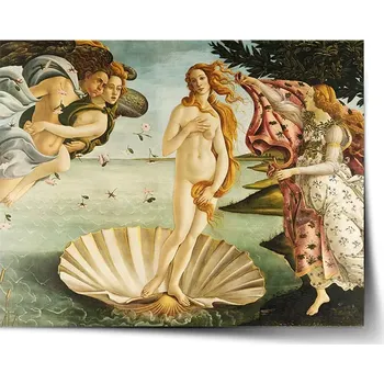 Plakát Sablio Plakát Zrození Venuše - Sandro Botticelli - 60x40 cm