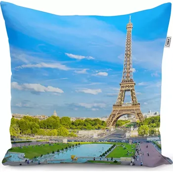 Polštář Sablio Polštář Eiffel Tower 5 - 40x40 cm