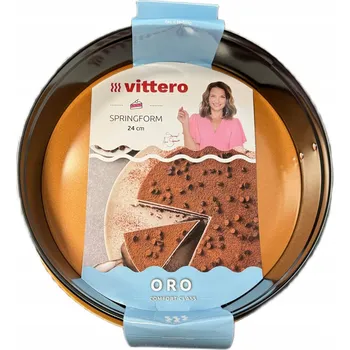 Forma na pečení Forma na Dort FORMA NA DORT Kulatá VITTERO ORO 24x6,8 cm