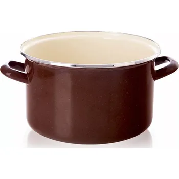 Hrnec smaltovaný hrnec brown 26 cm, 6,5 l