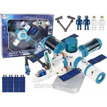 autíčko Kosmos Raketa Vesmírná Stanice Vesmírná Sada Vesmírná Mise 17 dílů.