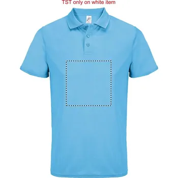 Unisex parfém PITCHER UNISEX POLO 5 FRONT, 200x200mm Reflexní transfer, 1 barva