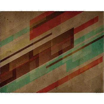 Plakát Sablio Plakát Hnědá abstrakce - 60x40 cm